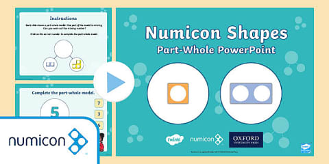 2-Digit Complex Partitioning PowerPoint with Numicon Shapes